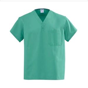 Unisex scrub top